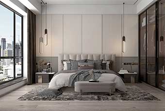 龙南现代风格-卧室